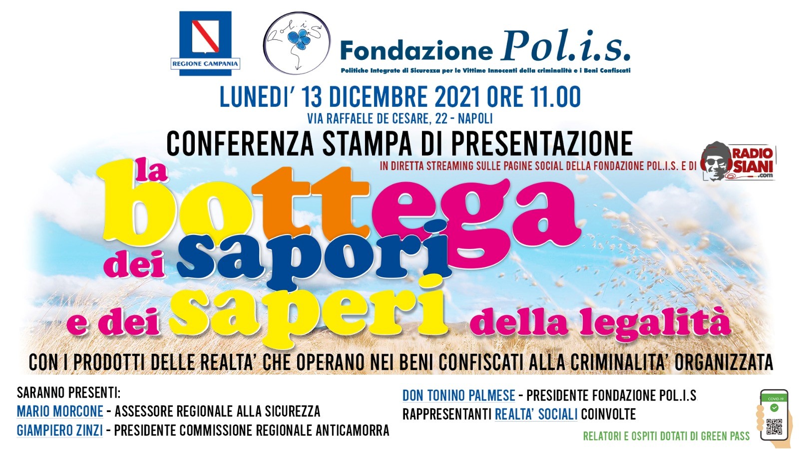 la Bottega dei Sapori e dei Saperi della Legalità