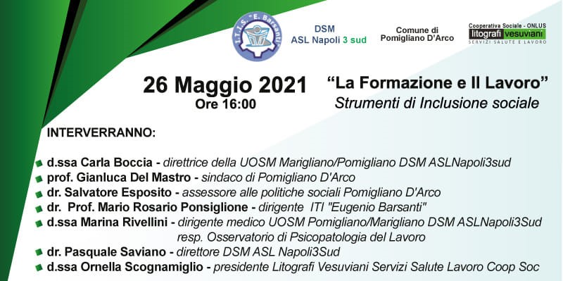 la formazione e il lavoro