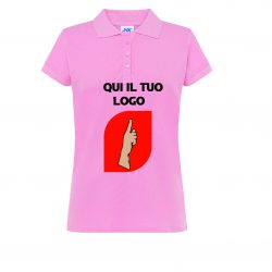 polo donna rosa
