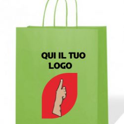 shopper carta con logo