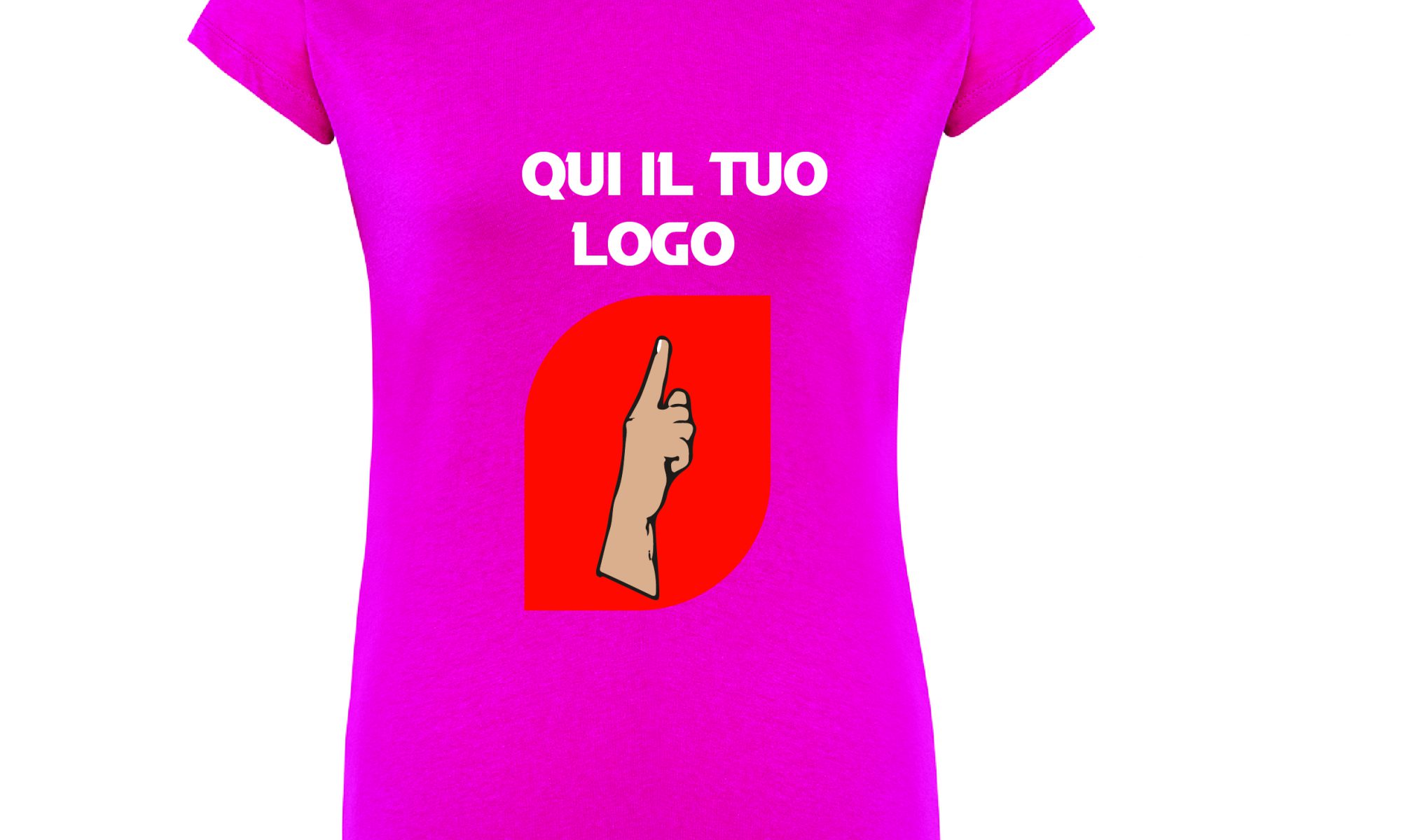 tshirt donna fucsia