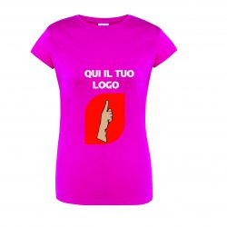 tshirt donna fucsia