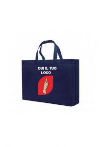 shopper tnt blu navy con logo