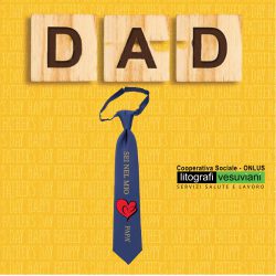 Cravatta "sei nel mio cuore"